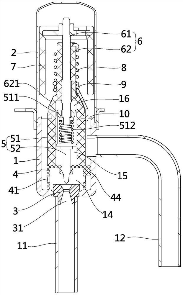 An electronic expansion valve