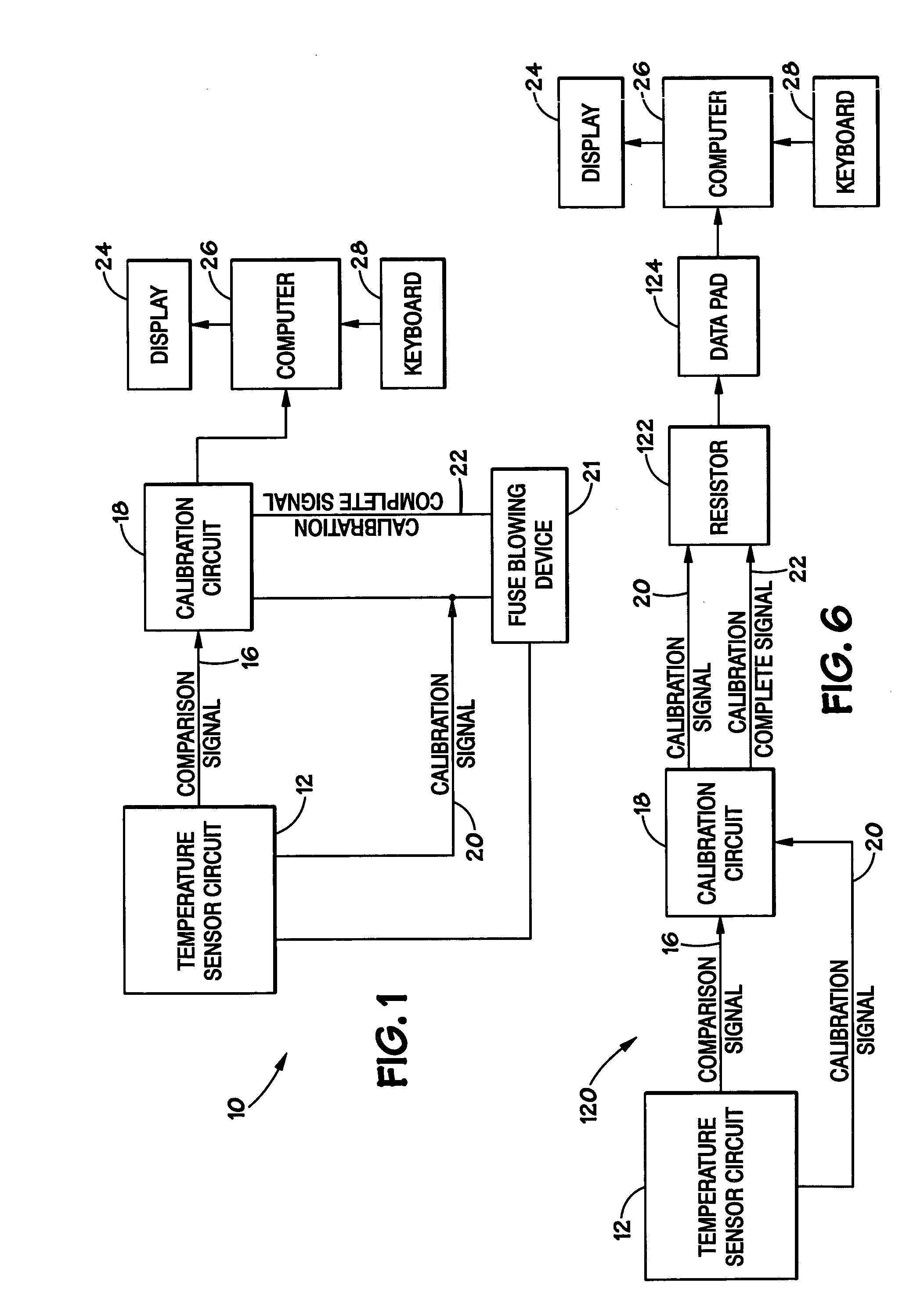 System and method for automatically calibrating a temperature sensor