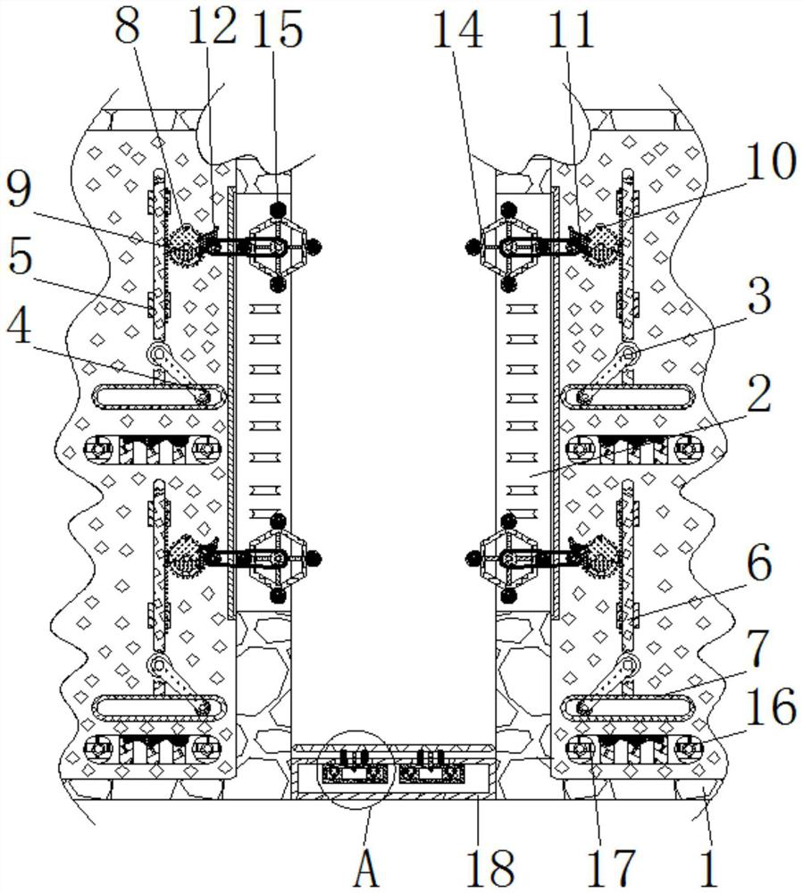 Automatic monitoring and spraying disinfection device for entrance of crowded place