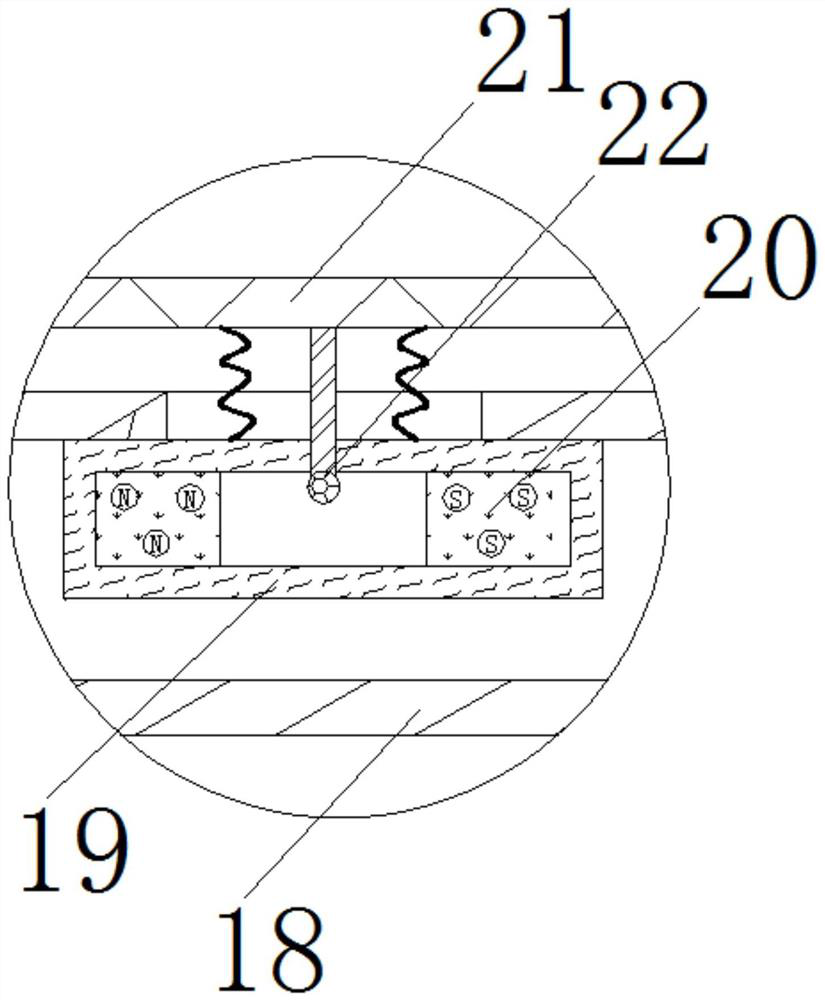 Automatic monitoring and spraying disinfection device for entrance of crowded place