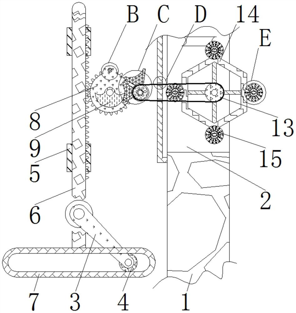 Automatic monitoring and spraying disinfection device for entrance of crowded place