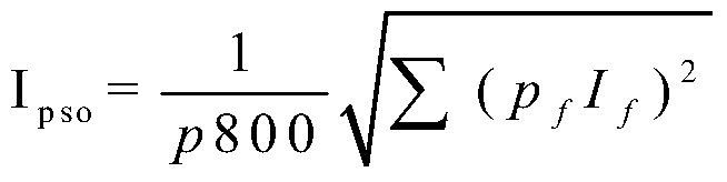 A train noise weighted current test processing method