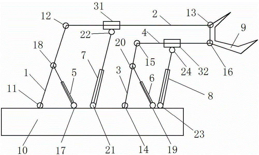 Controllable mechanism type excavating robot