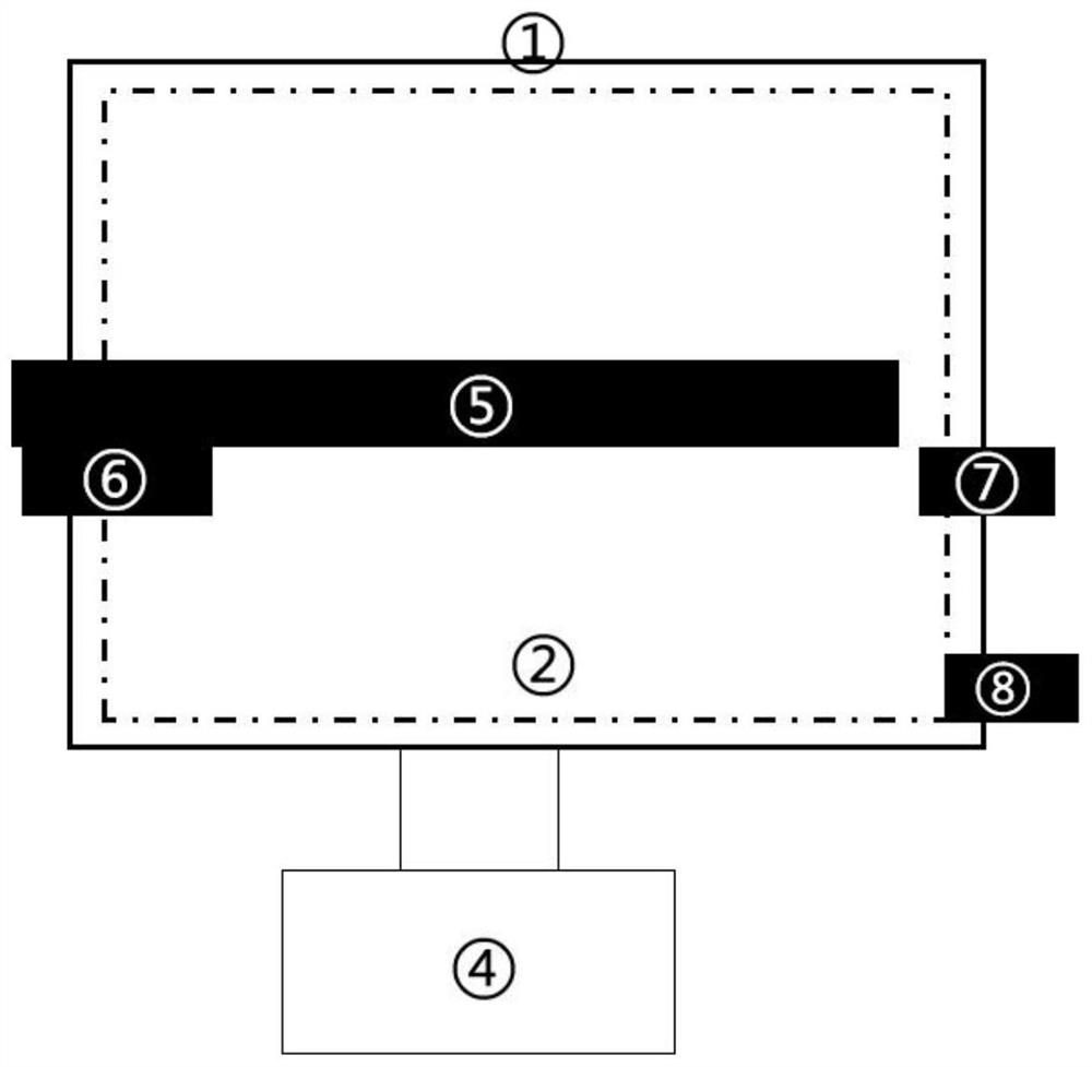 Device and method for sputtering and depositing metal on surface of magnetic powder material