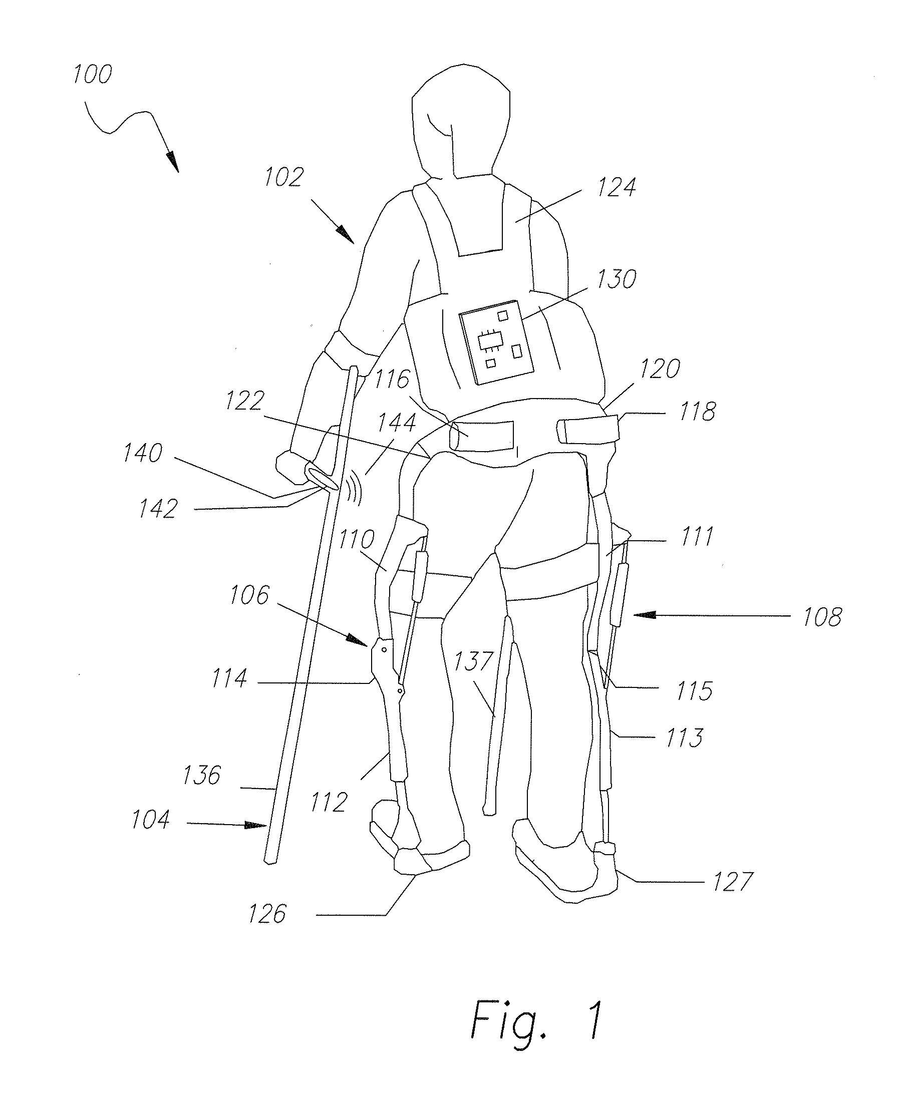 Orthesis system and methods for control of exoskeletons