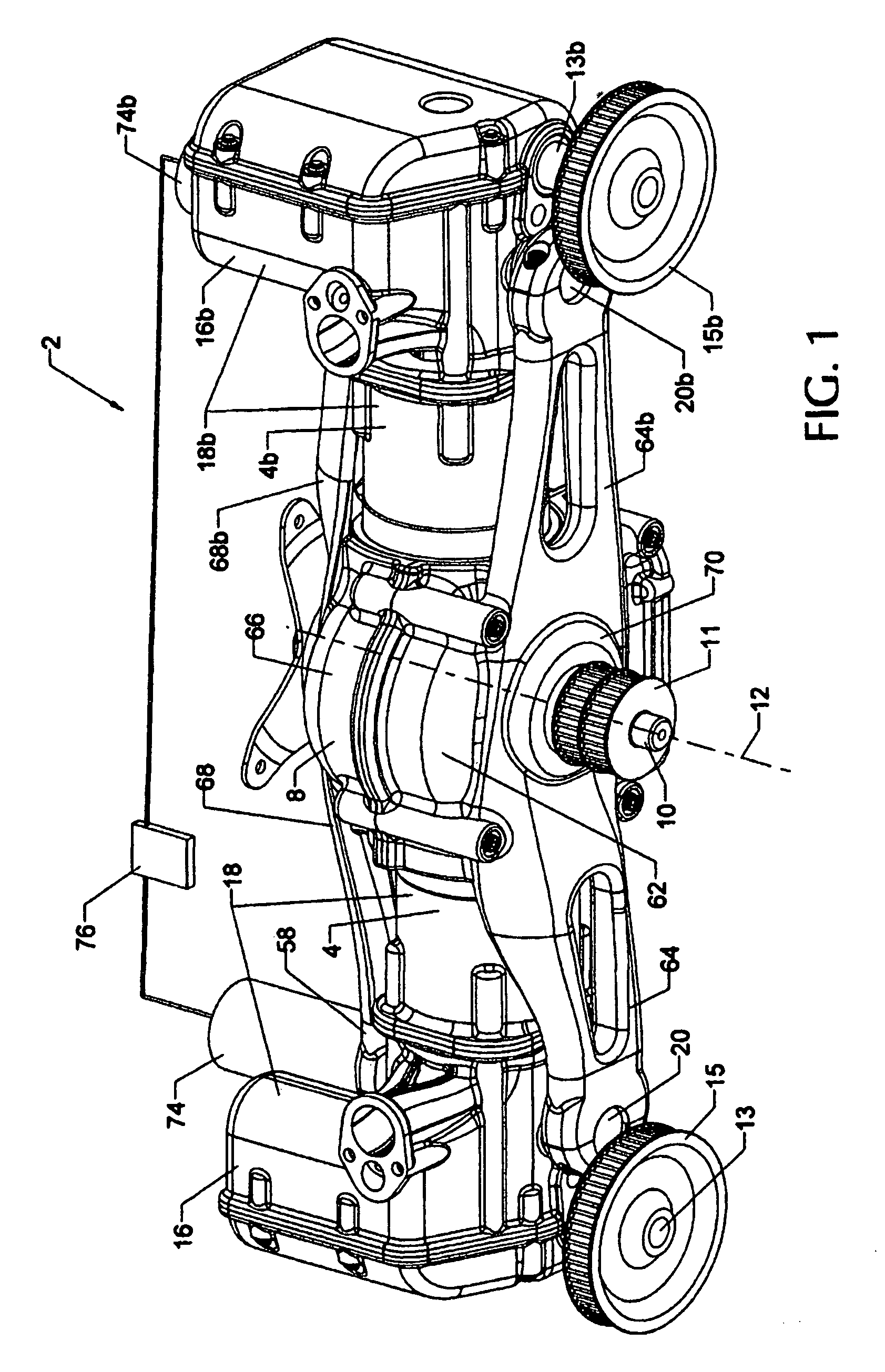 Variable compression ratio engine