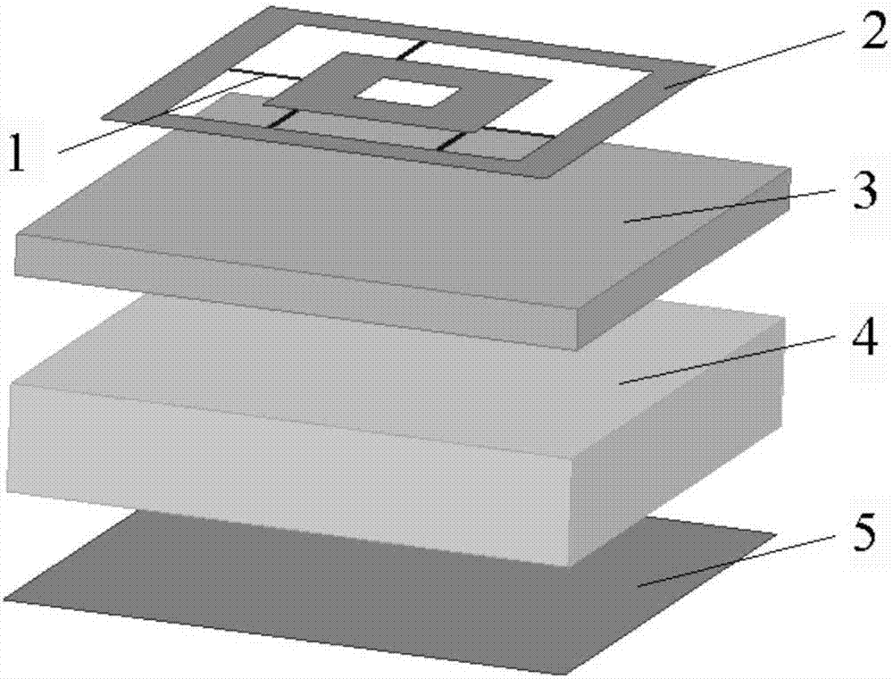 Radio frequency switch-based electric scanning plane reflective array antenna unit