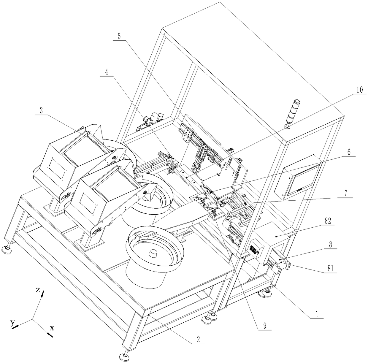 Automated assembly equipment of O-shaped ring of anchorage device and operation method thereof