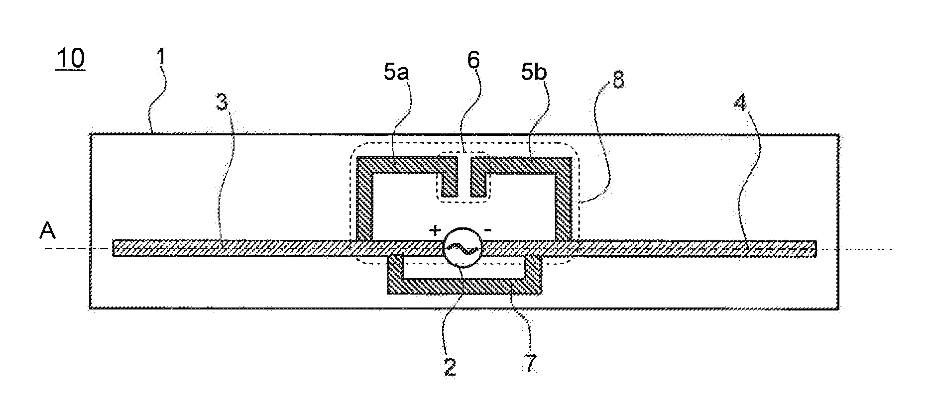 Antenna, printed circuit board, and wireless communication device