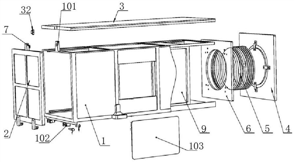 Cubesat deploying device based on 3D printing