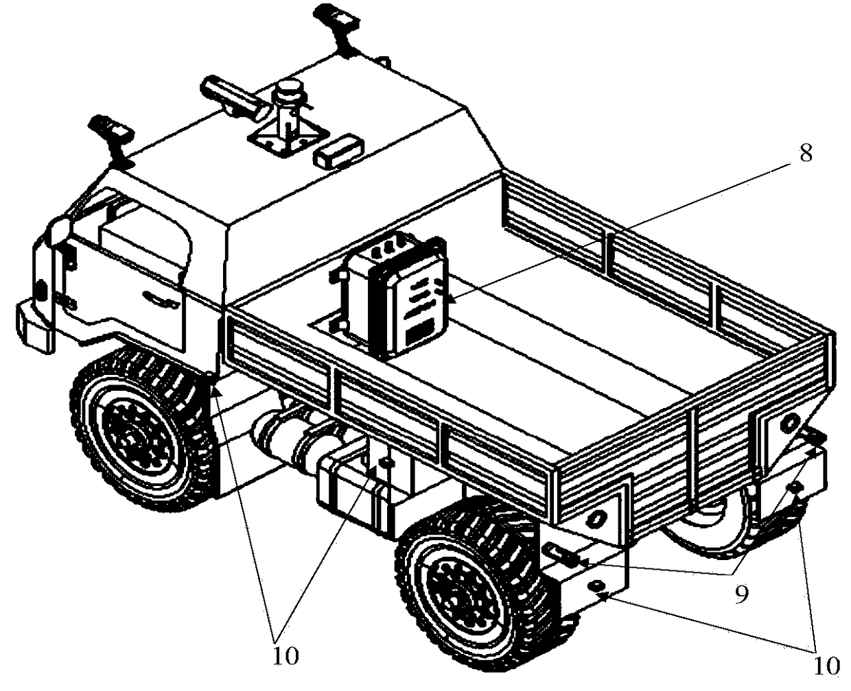 Trackless rubber-tyred vehicle intelligent onboard system, downhole vehicle dispatching system and control method