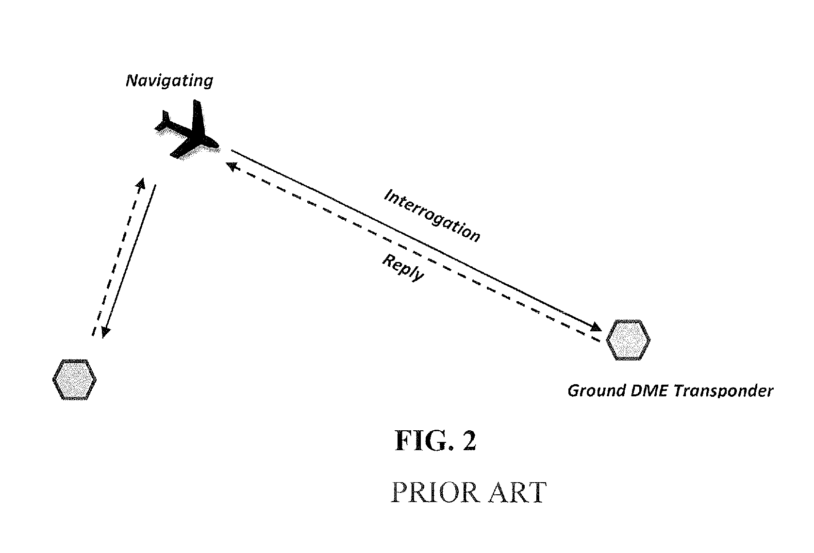 System and method for aircraft navigation based on diverse ranging algorithm using ads-b messages and ground transceiver responses