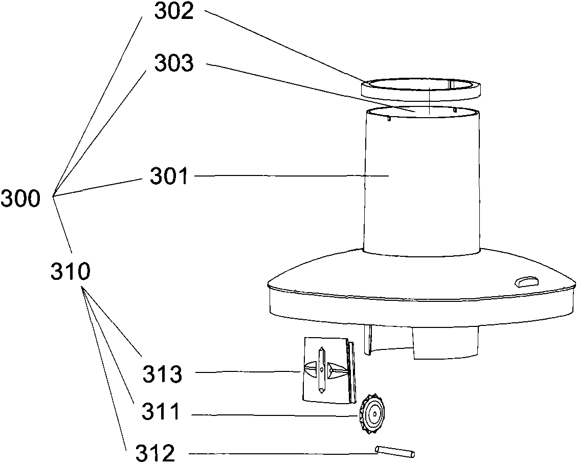 Anti-slip anti-locking centrifugal juicer