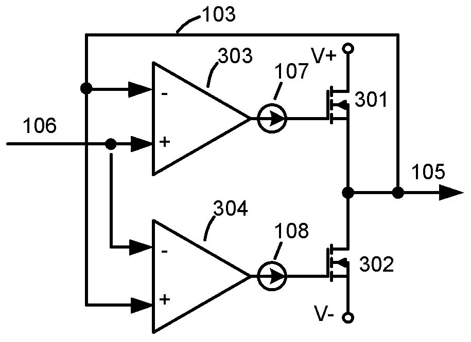 A power amplifier and linear regulator