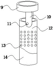 An eccentric rotating membrane filter device