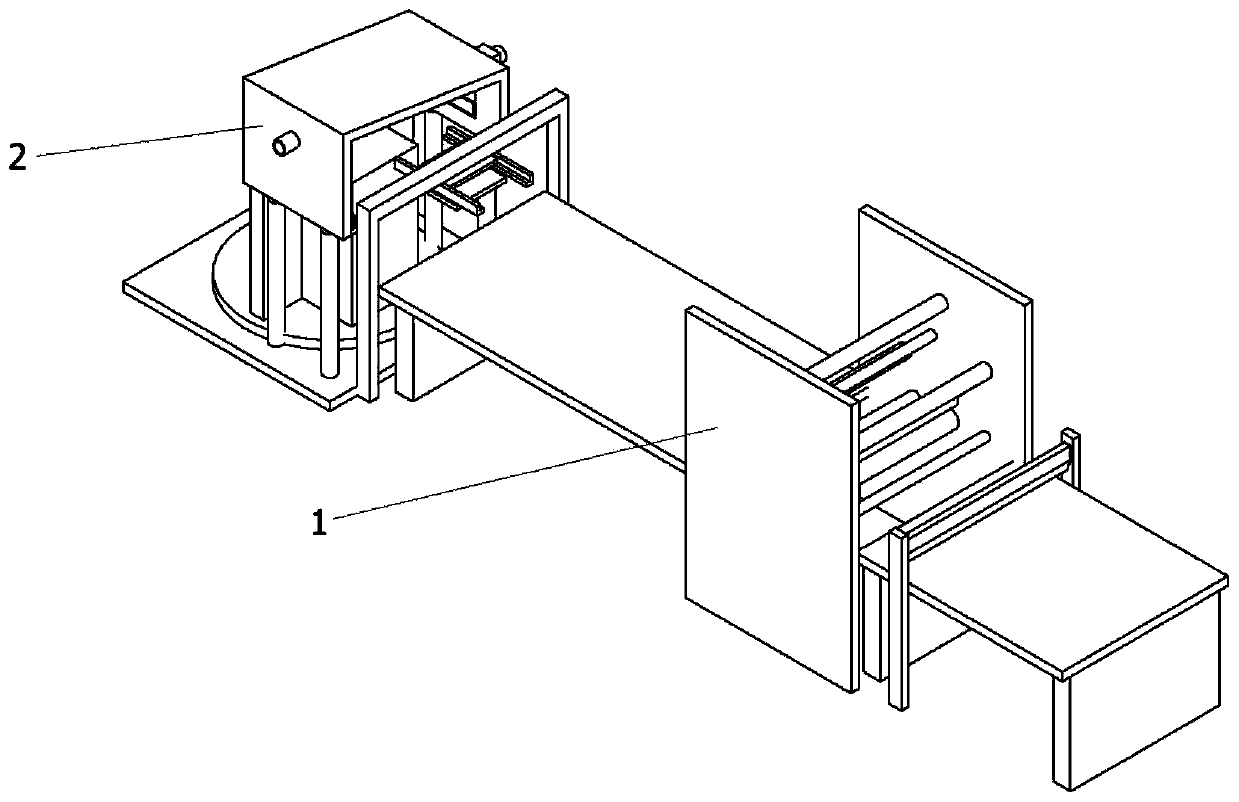 Printing and laminating mechanical device