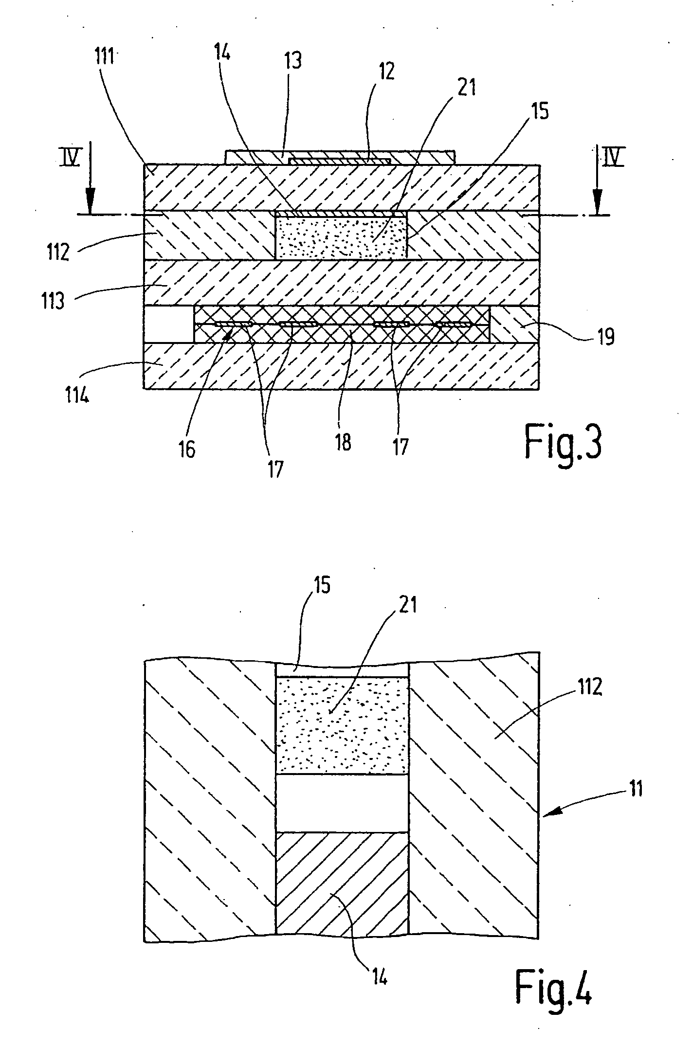 Sensor Element for Determining a Physical Property of a Measuring Gas