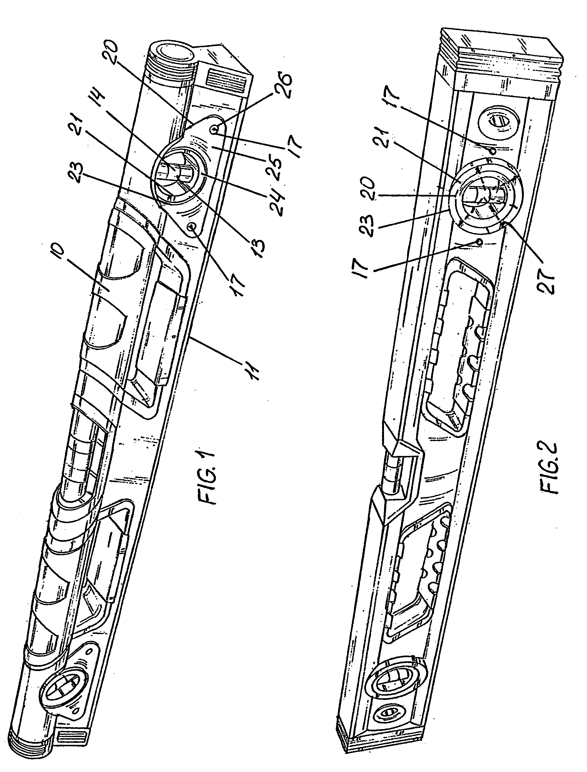 Structure and method for holding and protecting vials in levels