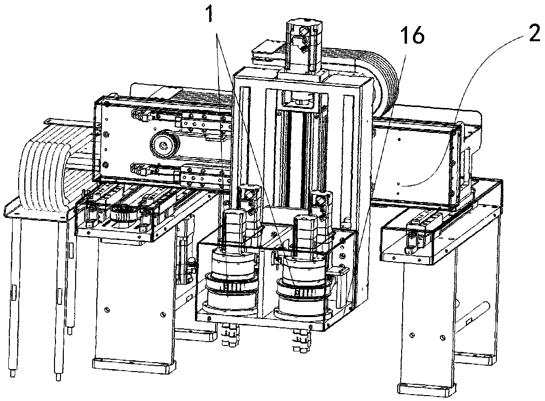 Disk brush cleaning device