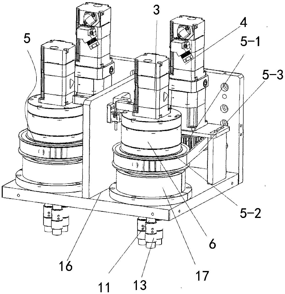 Disk brush cleaning device