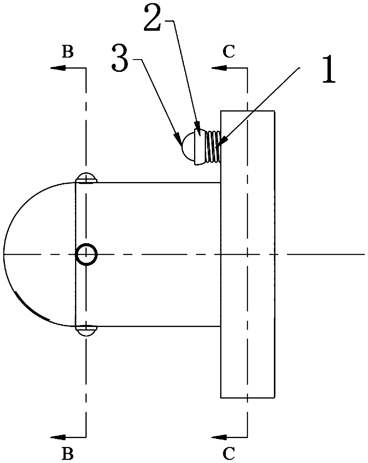 Deflection controllable and crack tip passivation expansion radius compensation mechanism