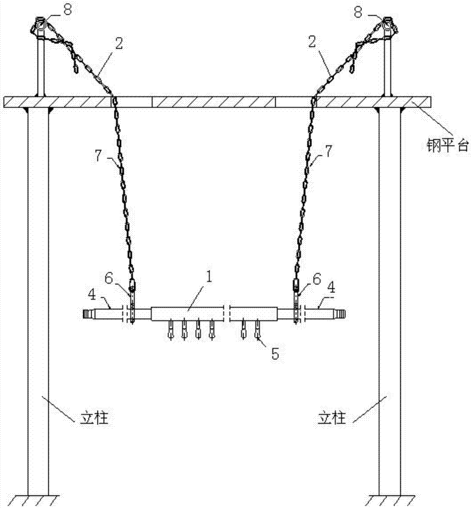 Novel fire discharging and heating device for photovoltaic glass production