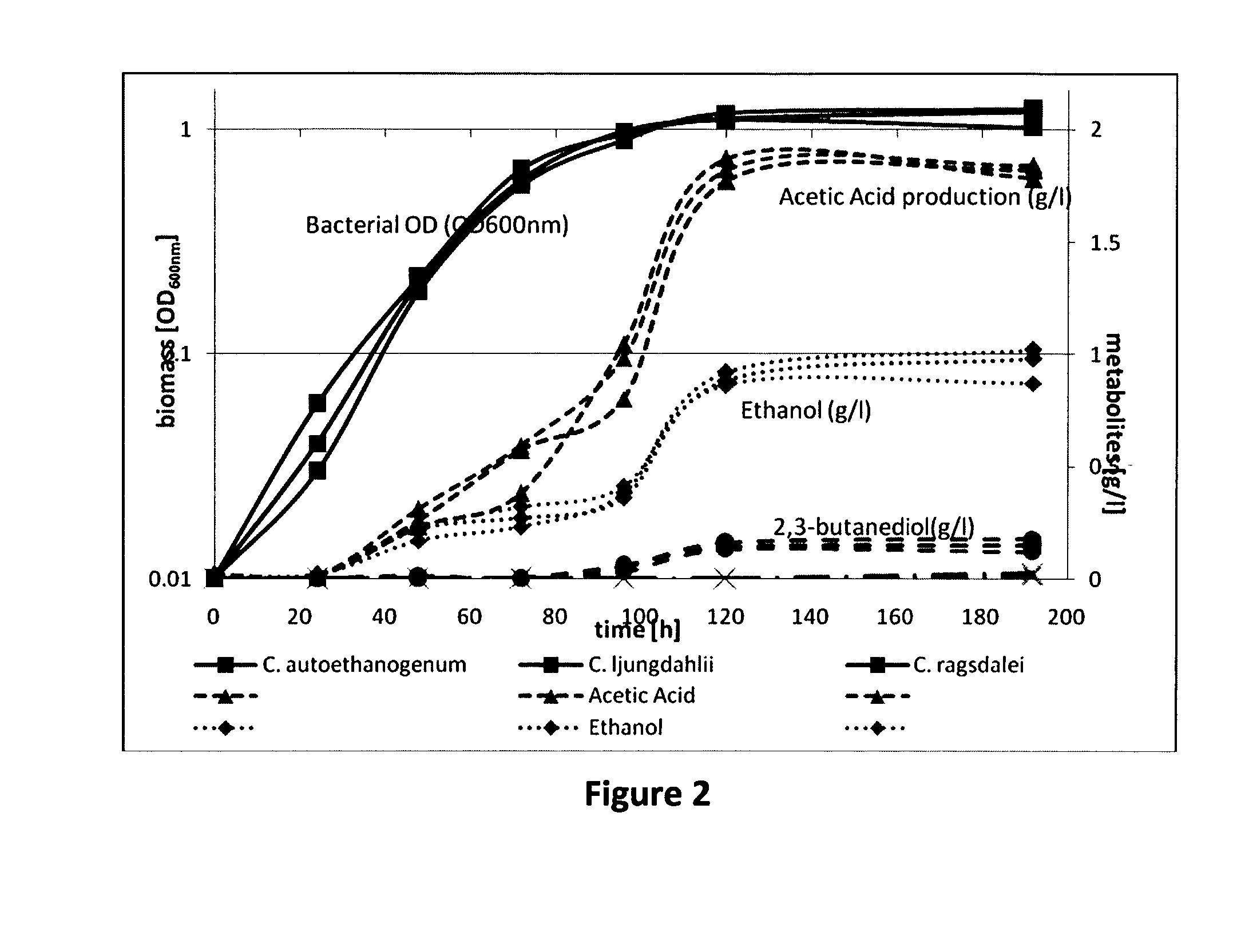 Process for producing ethanol and ethylene via fermentation