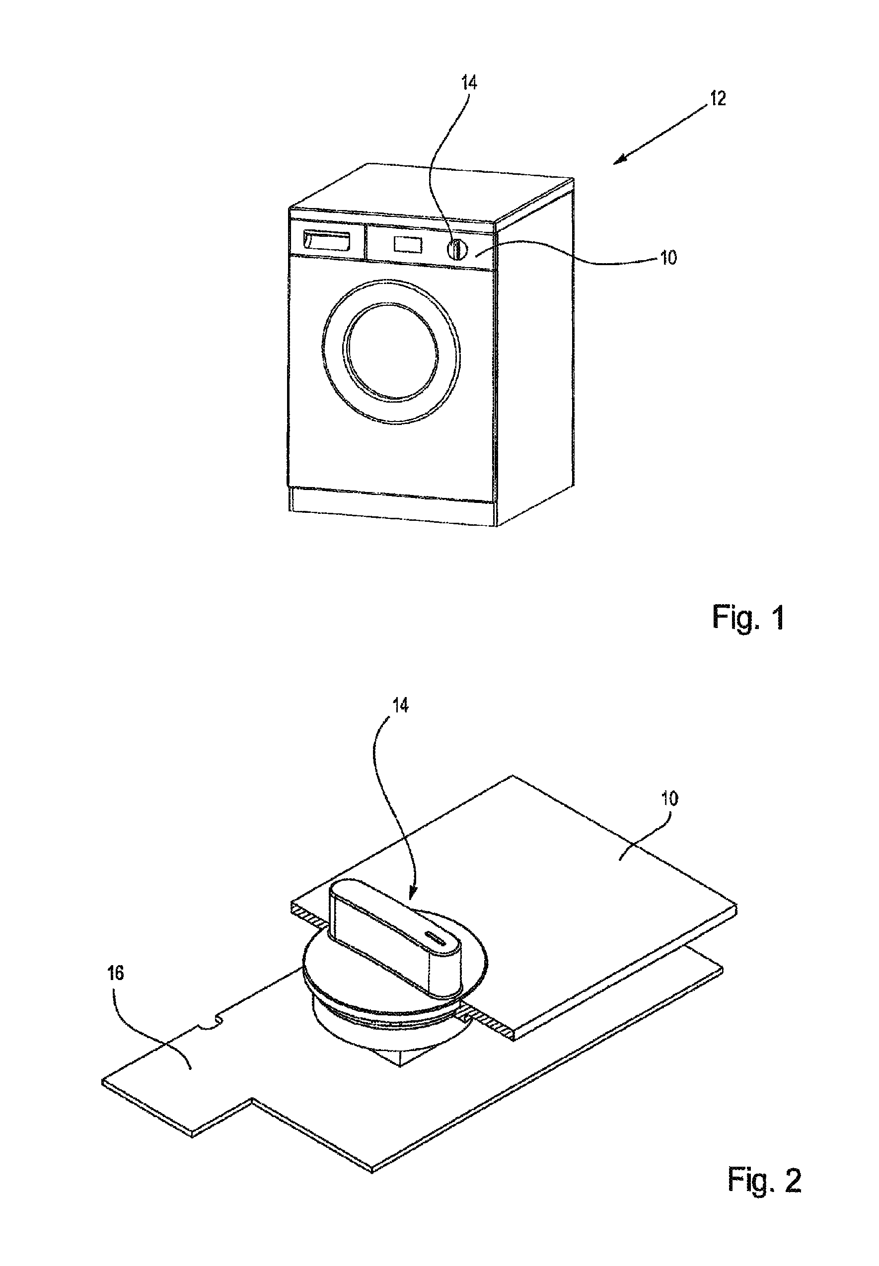 Panel for a domestic appliance having a rotary switch, and domestic appliance