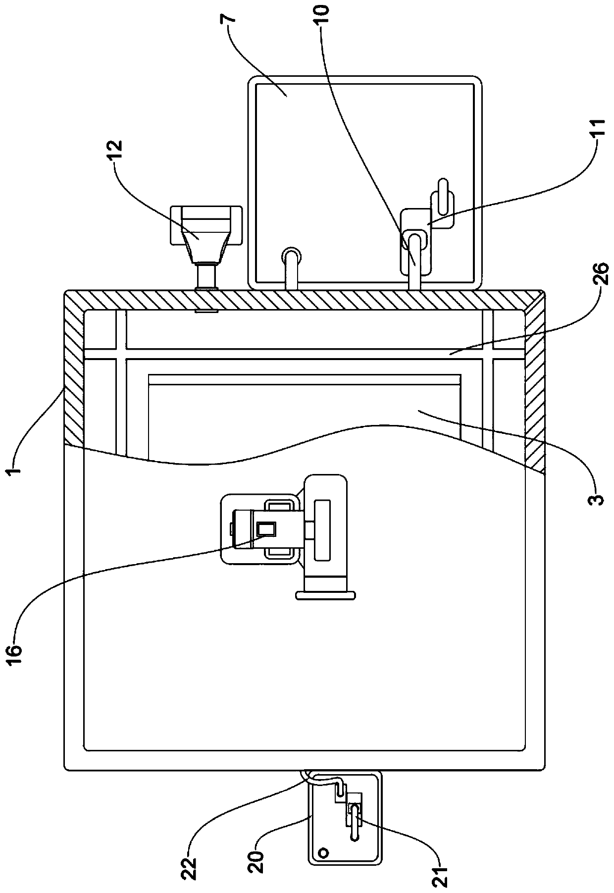 Full-automatic quail hatching device with automatic temperature control function