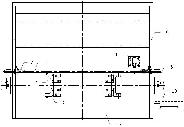 Lifting and pulling linkage device of car top type safety gear