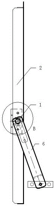 Lifting and pulling linkage device of car top type safety gear