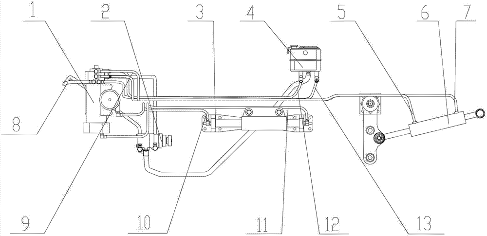 Steering pump, steering device, steering system and automobile