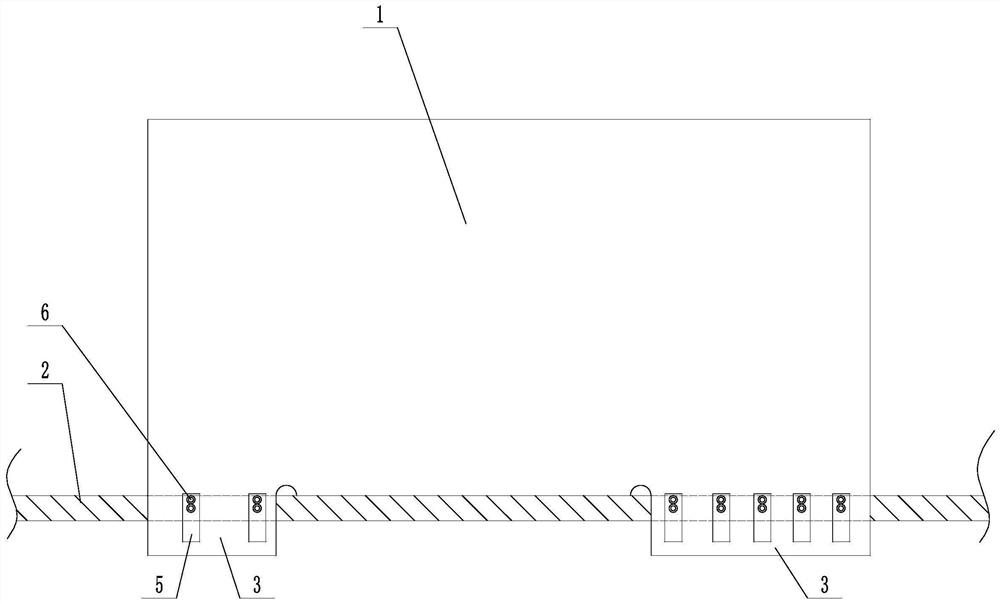 A connection structure and method between a db small board and a pcb board