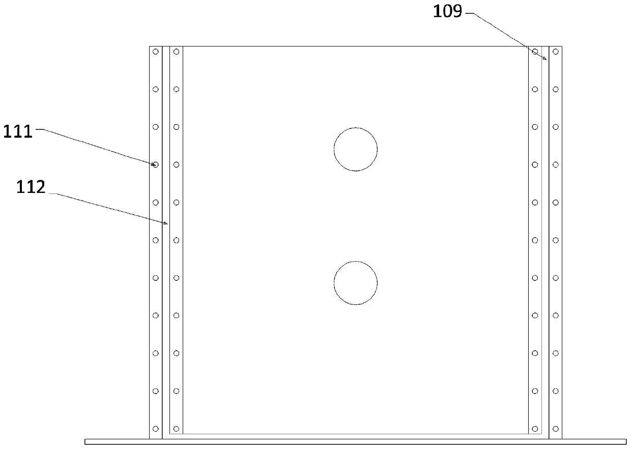 Test device for simulating tunnel active fault crossing