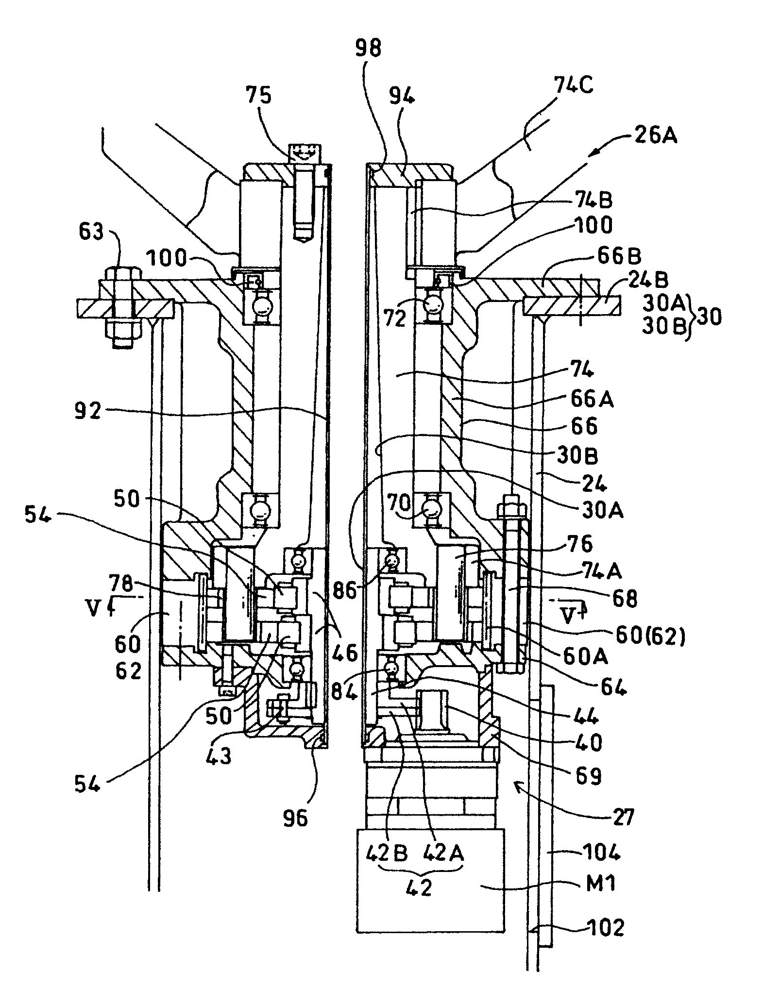 Power transmission device and method of producing the same