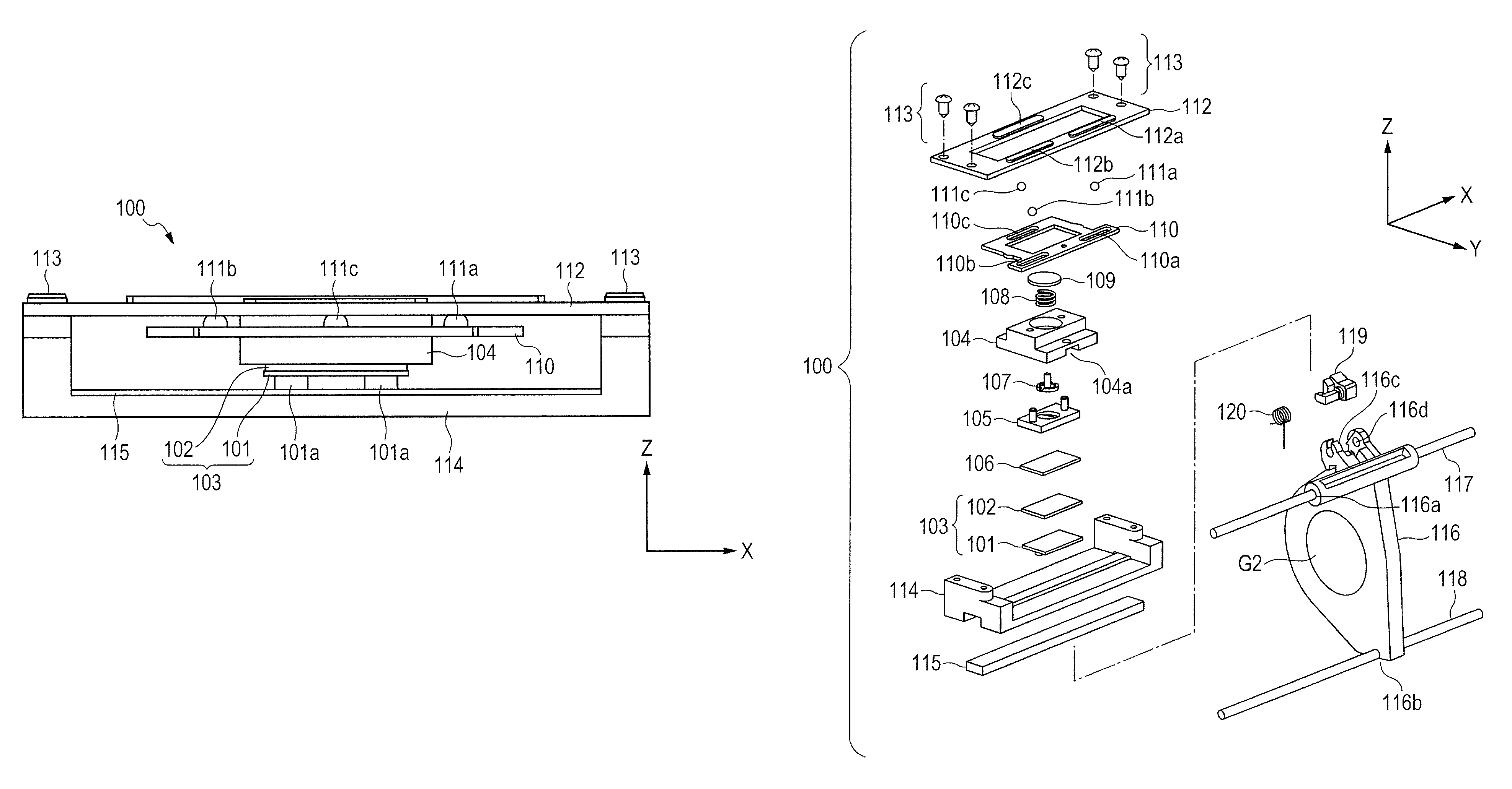 Linear ultrasonic motor and lens apparatus and image pickup apparatus using the same