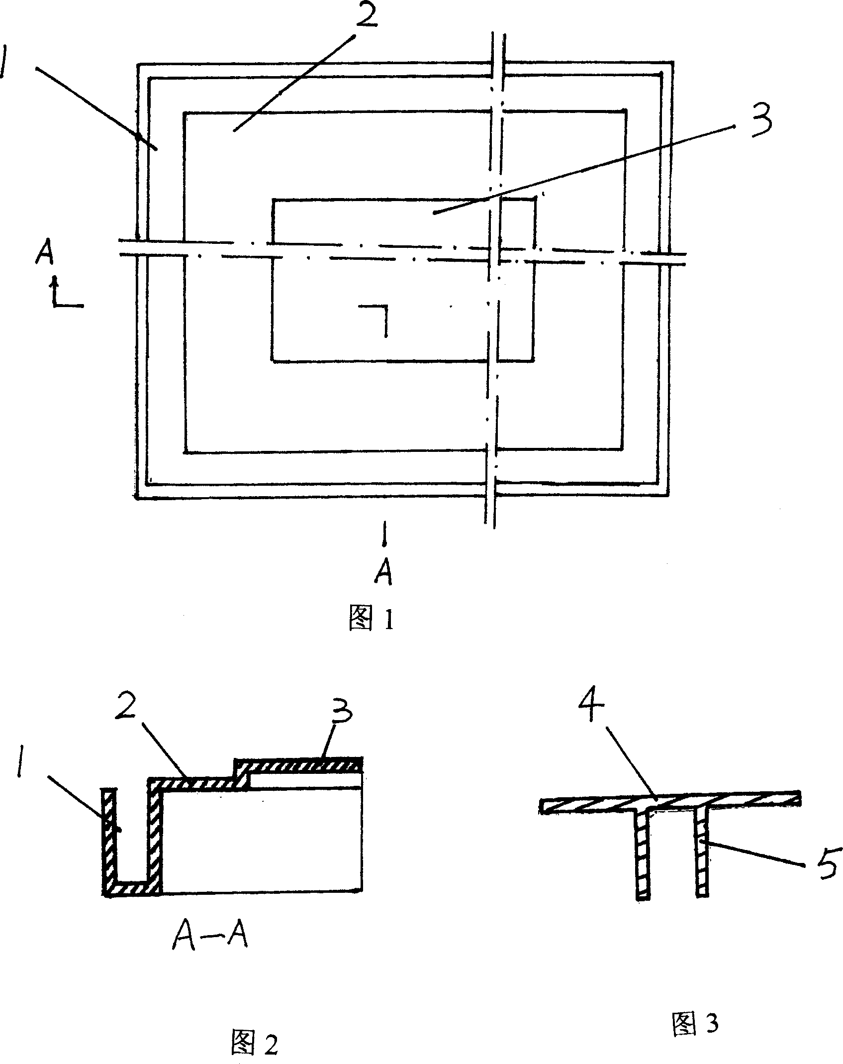 Permanent waterproof plate and gusset plate thereof