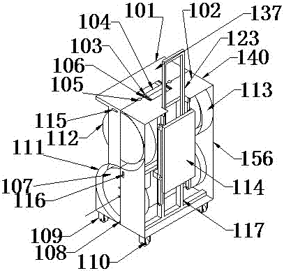 Suitcase type folding electric vehicle
