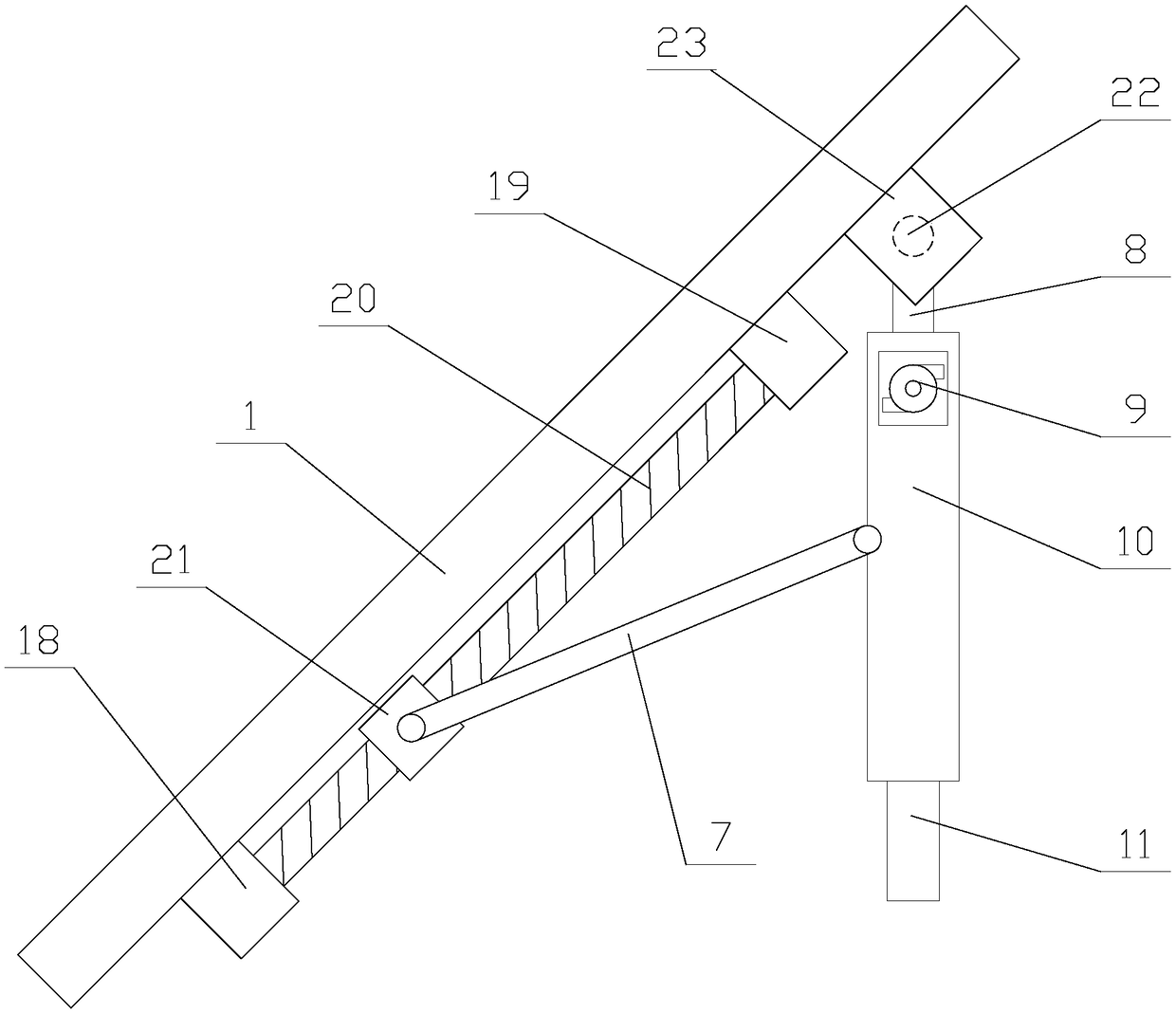 Easy-to-adjust vehicle access device based on face recognition