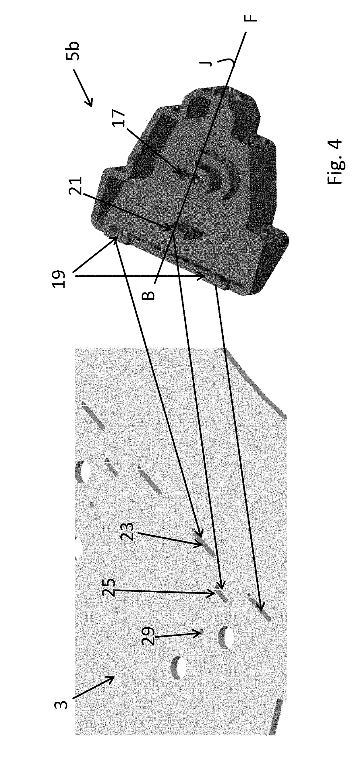 Cassette holder assembly for a substrate cassette and holding member for use in such assembly