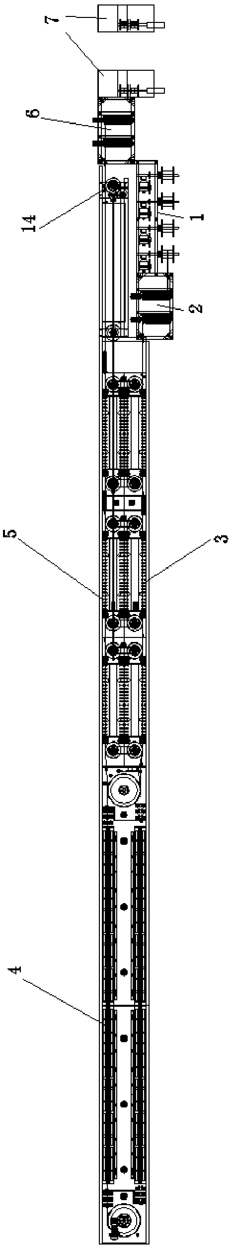 Novel high-speed electro-deposition efficient round wire welding band equipment