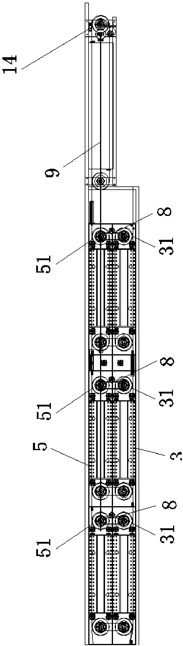 Novel high-speed electro-deposition efficient round wire welding band equipment