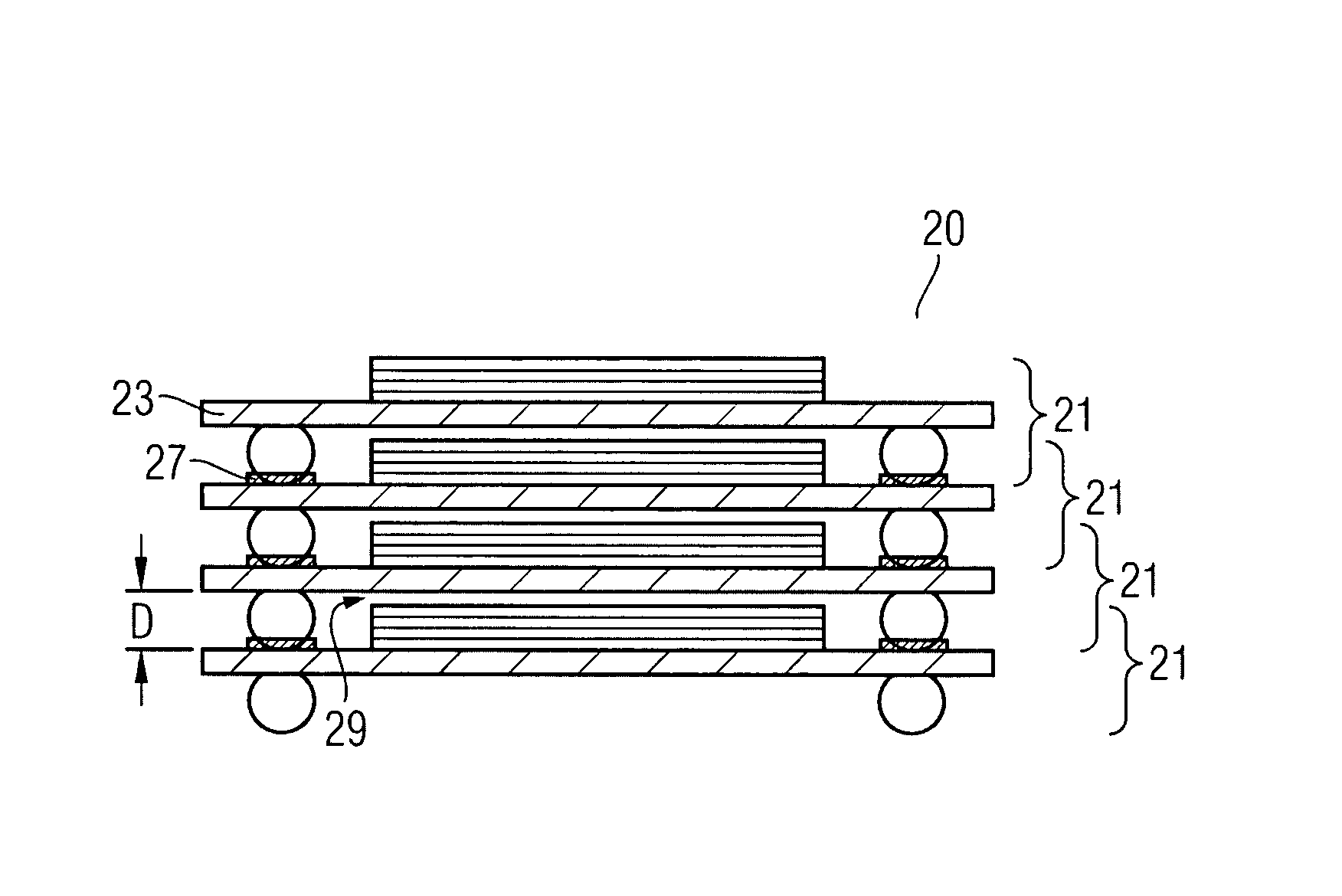 Multi-chip device and method for producing a multi-chip device