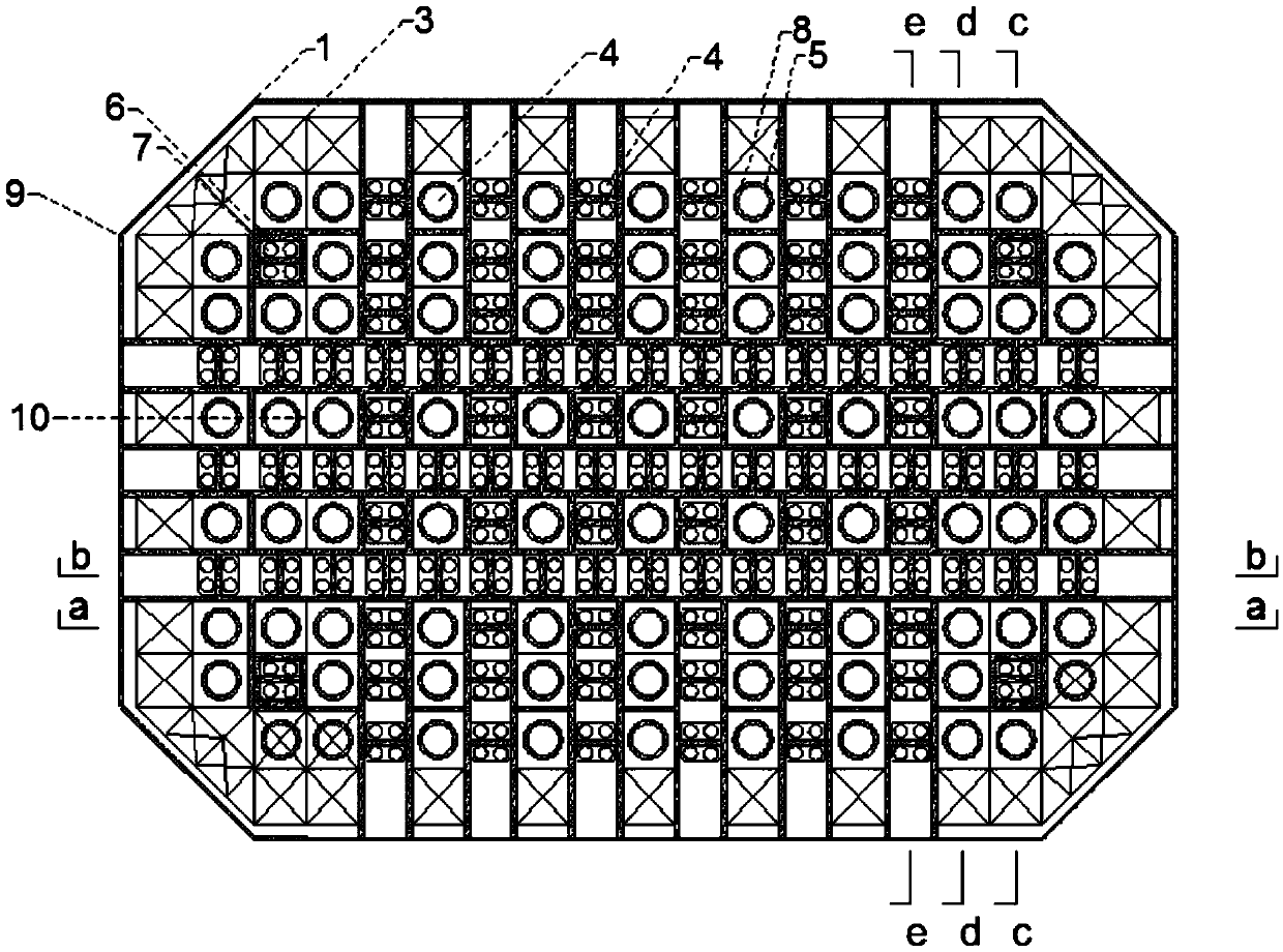 Particle damping three-way steady oscillation plate with combination of electromagnetic induction