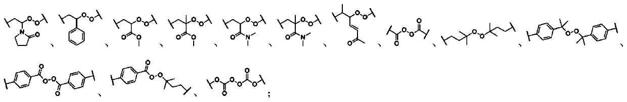 Force-induced responsive polymer with cross-linked structure