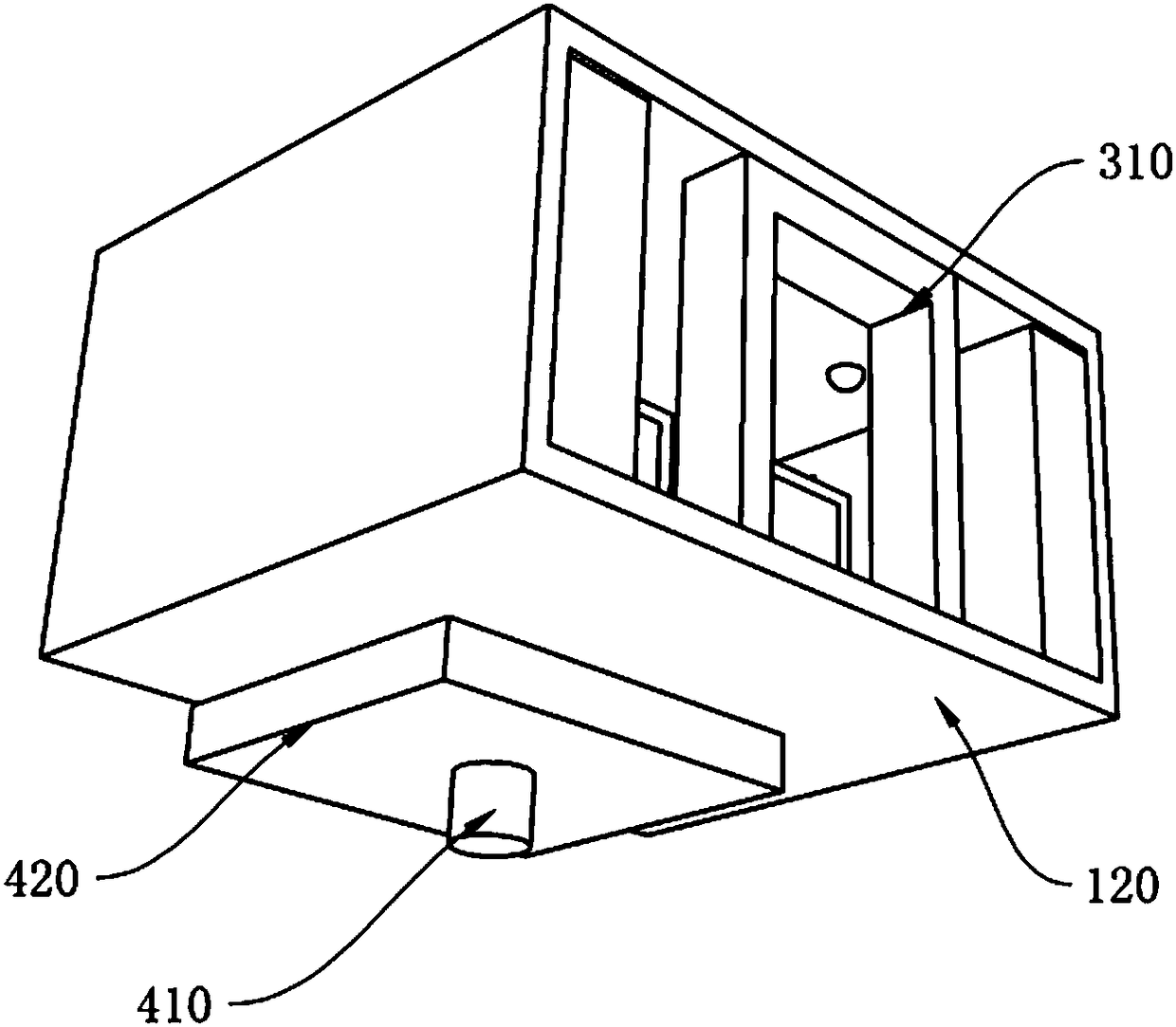 Switch plate assembly and self-service machine