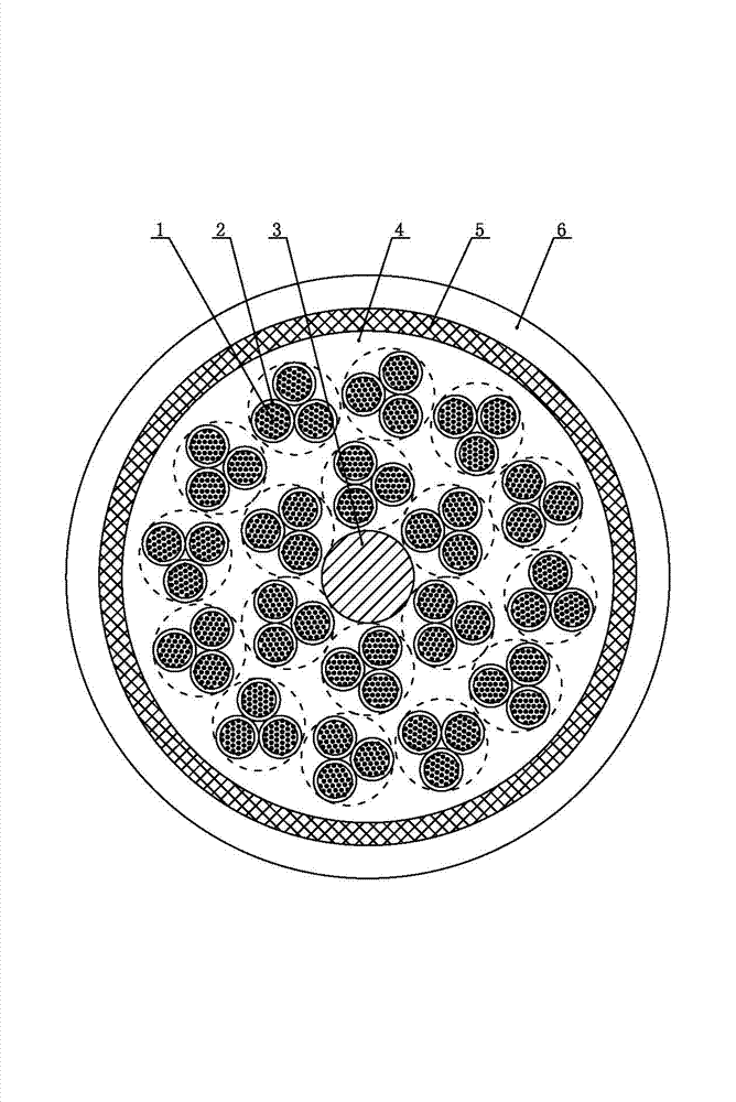High-flexibility shielding cable for drag chain and manufacturing method thereof