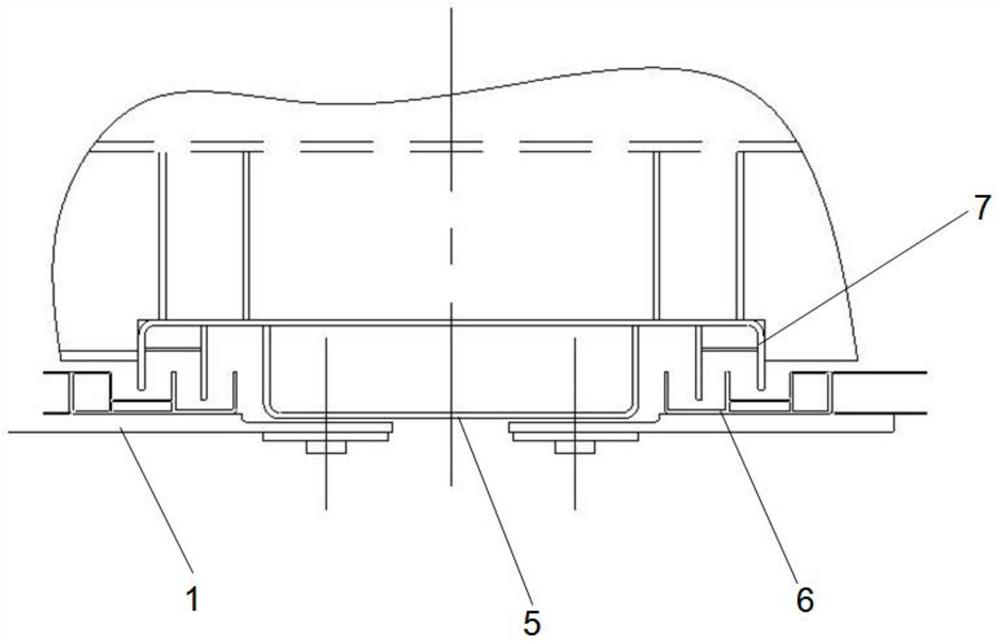 Fold line type large-opening-degree sliding side door