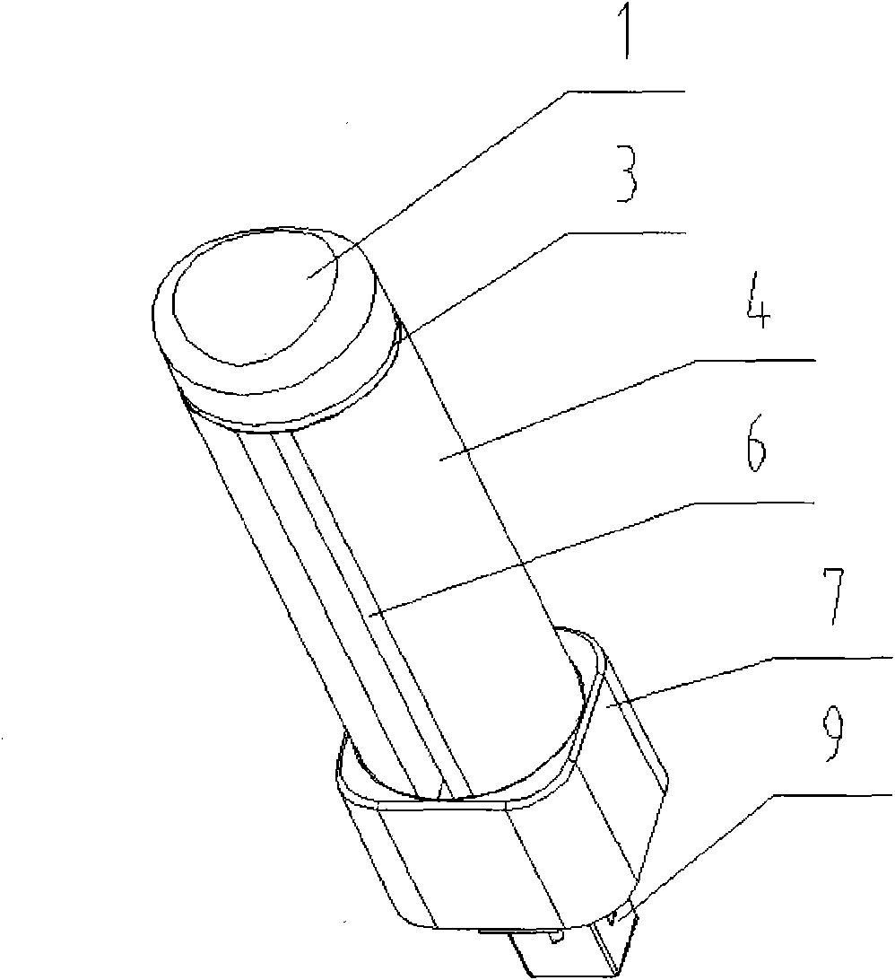 LED (light emitting diode) pluggable pipe