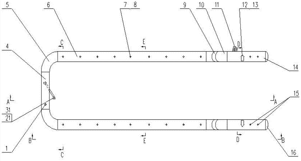 A condensate collector for easy gas-liquid-solid separation